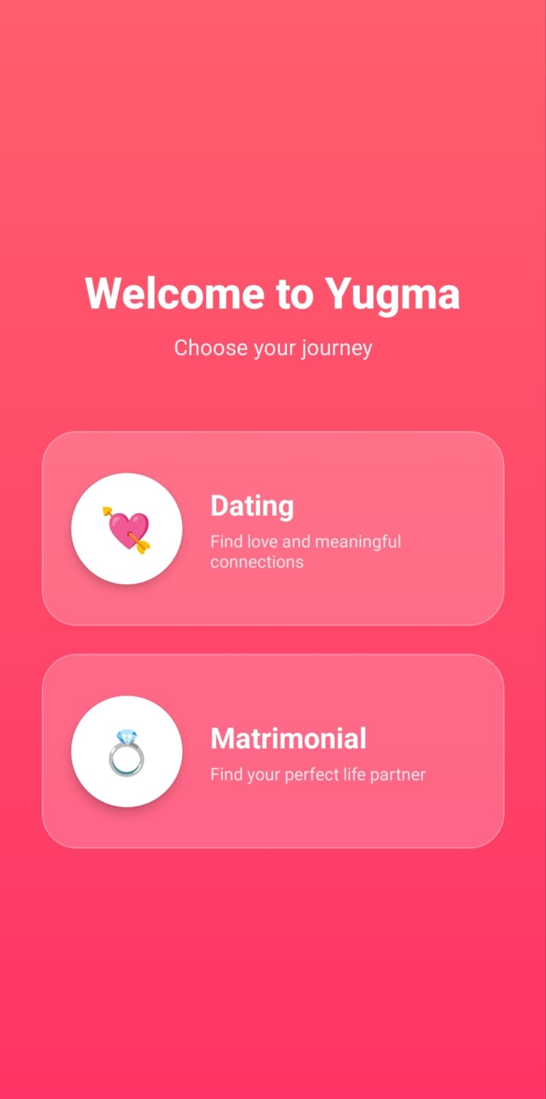A couple matched through Yugma